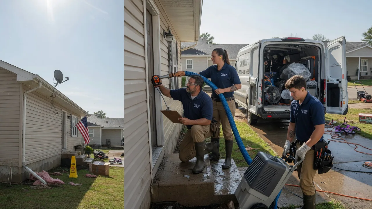 Ceiling Water Damage Restoration in Clam Lake, WI near me